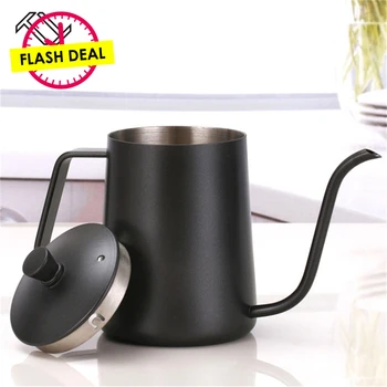 TTLIFE 600ml Stainless Steel Long Mouth Coffee Pot Drip Coffee Kettle Pot Teapot for Barista Hanging Ear Coffee Kettle
TTLIFE 600ml Stainless Steel Long Mouth Coffee Pot Drip Coffee Kettle Pot Teapot for Barista Hanging Ear Coffee Kettle