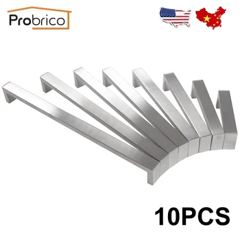 Probrico 10 PCS 10mm*20mm Stainless Steel Square Bar Handle Hole Space 96mm~320mm Cabinet Door Knob Drawer Handle Pull PDDJ30HSS
Probrico 10 PCS 10mm*20mm Stainless Steel Square Bar Handle Hole Space 96mm~320mm Cabinet Door Knob Drawer Handle Pull PDDJ30HSS