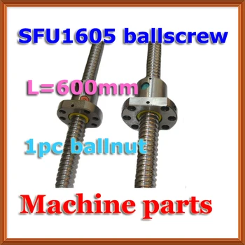 1set SFU1605 Ball nut screw L 600mm - 1605 rolled Ballscrews nut ball screw for CNC XZY
1set SFU1605 Ball nut screw L 600mm - 1605 rolled Ballscrews nut ball screw for CNC XZY