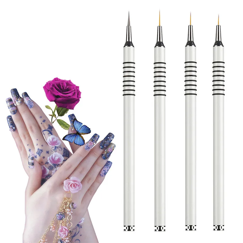 ELECOOL NEW Design 1 Pc 7/9/11mm Nail Brush Silver Handle Drawing Painting Brushes with Plastic Package Manicure Tool
ELECOOL NEW Design 1 Pc 7/9/11mm Nail Brush Silver Handle Drawing Painting Brushes with Plastic Package Manicure Tool