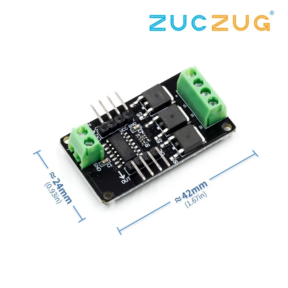 

For Arduino UNO R3 For MCU System LED Strip Driver Module v1.0 For Arduino STM32 AVR 12V DC 5V MCU Full Color RGB Board One