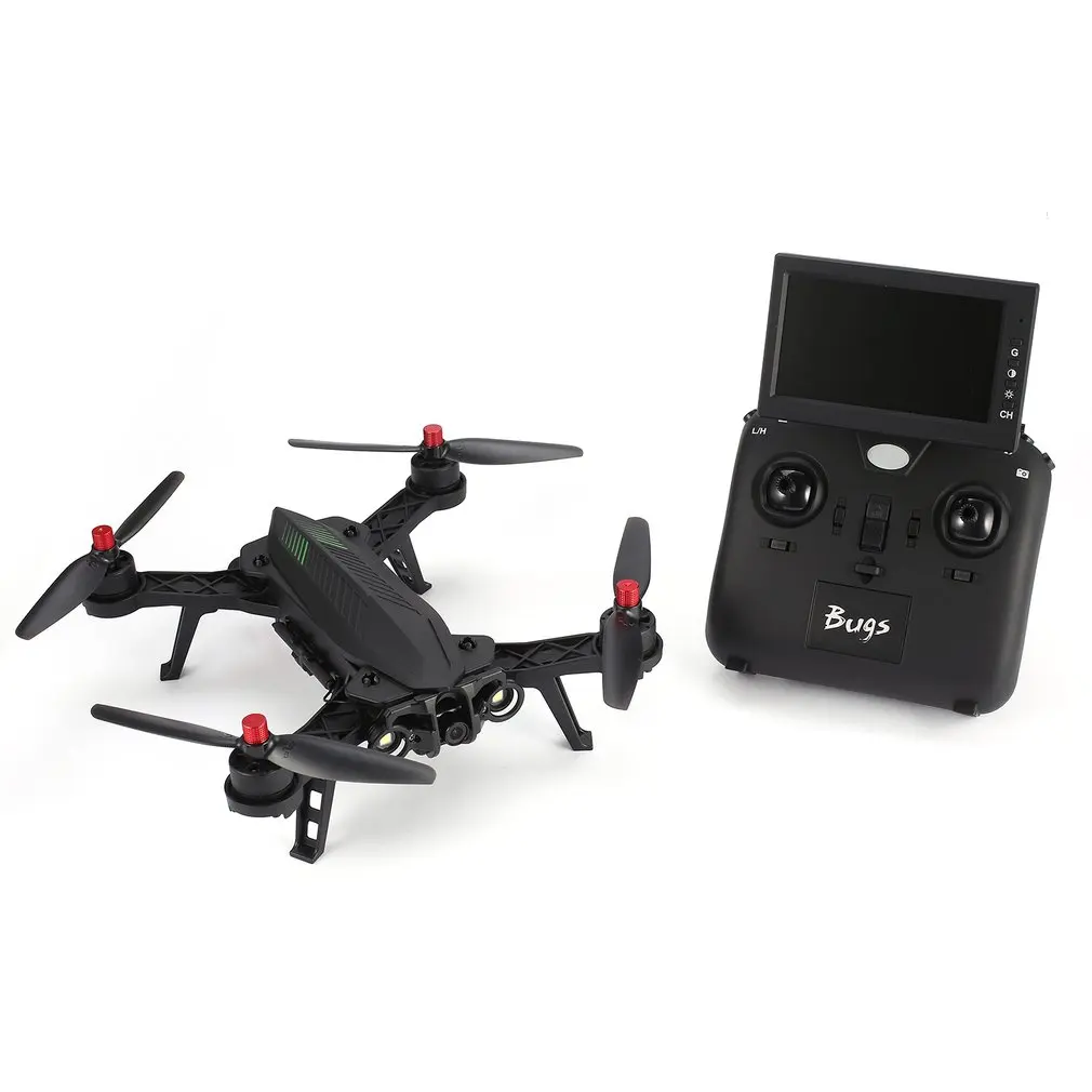 

MJX Bugs 6 B6FD RC Drone With HD 720P 2.4GHz 4CH 6 Axis Gyro RTF 5.8G FPV Camera And 4.3" LCD RX Monitor Brushless RC Quadcopter