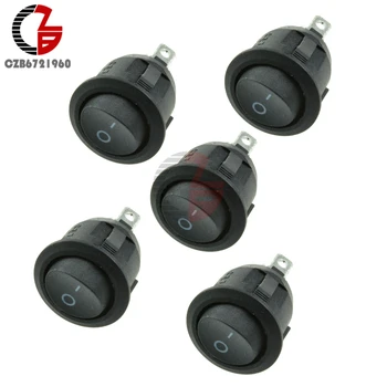 5Pcs Mini 3 Pin Round Black SPDT ON-OFF Rocker Switch Snap-in Push Button Switch Toggle Switch
5Pcs Mini 3 Pin Round Black SPDT ON-OFF Rocker Switch Snap-in Push Button Switch Toggle Switch