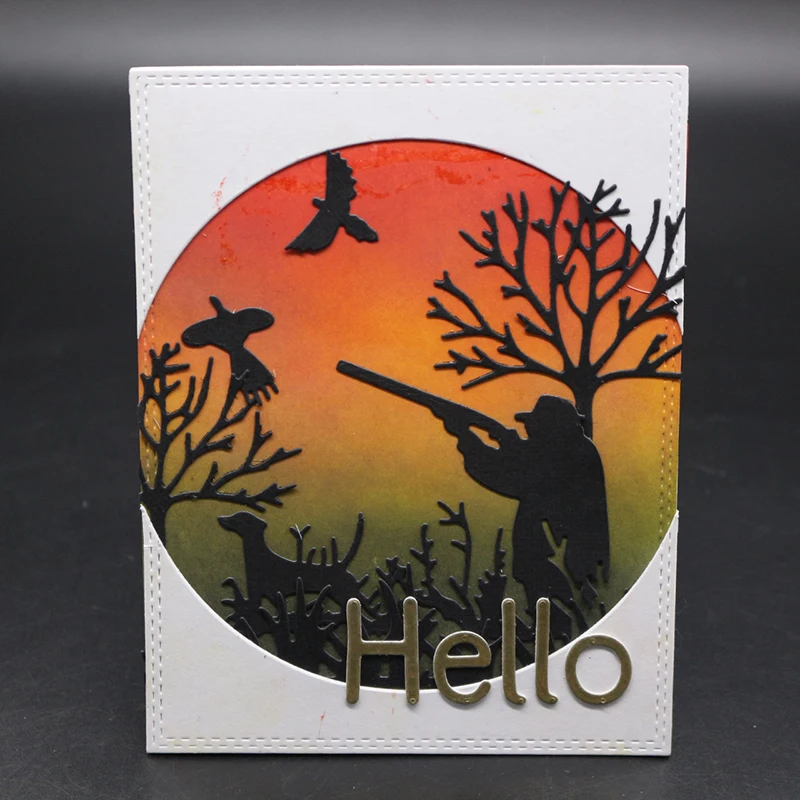 Hunter and Bird Metal Cutting Dies for DIY Scrapbooking Photo Album Decoretive DIY Paper Card Embossing Stencial
Hunter and Bird Metal Cutting Dies for DIY Scrapbooking Photo Album Decoretive DIY Paper Card Embossing Stencial