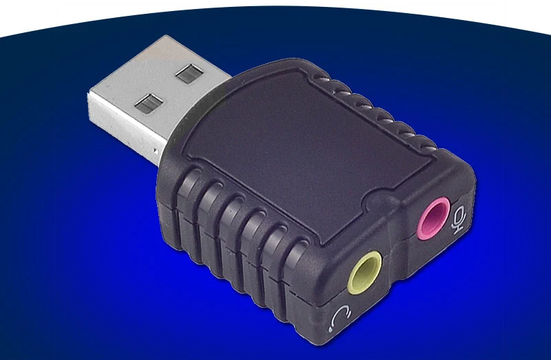 USB стерео адаптер для звуковой карты конвертер Дополнительный аудио источник Plug