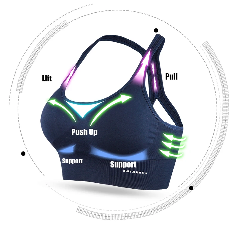 Women Push Up Seamless Sports Bra Workout Female Sport Top Crop Fitness Active Wear For Yoga Gym Brassiere Women's Sportswear Women Push Up Seamless Sports Bra Workout Female Sport Top Crop Fitness Active Wear For Yoga Gym Brassiere Women's Sportswear