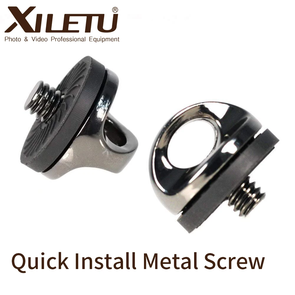 Quick Install Metal Screw for Quick Release Neck Strap/R-Strap/Neck Sling Strap 1/4 screw mouth Designed for cameras with quick
Quick Install Metal Screw for Quick Release Neck Strap/R-Strap/Neck Sling Strap 1/4 screw mouth Designed for cameras with quick