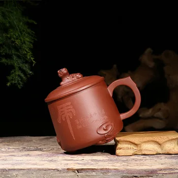 2018 new style 400cc Yixing purple sand cup custom-made raw ore handcrafted Crouching Tiger Hidden Dragon cup business gift cup
2018 new style 400cc Yixing purple sand cup custom-made raw ore handcrafted Crouching Tiger Hidden Dragon cup business gift cup