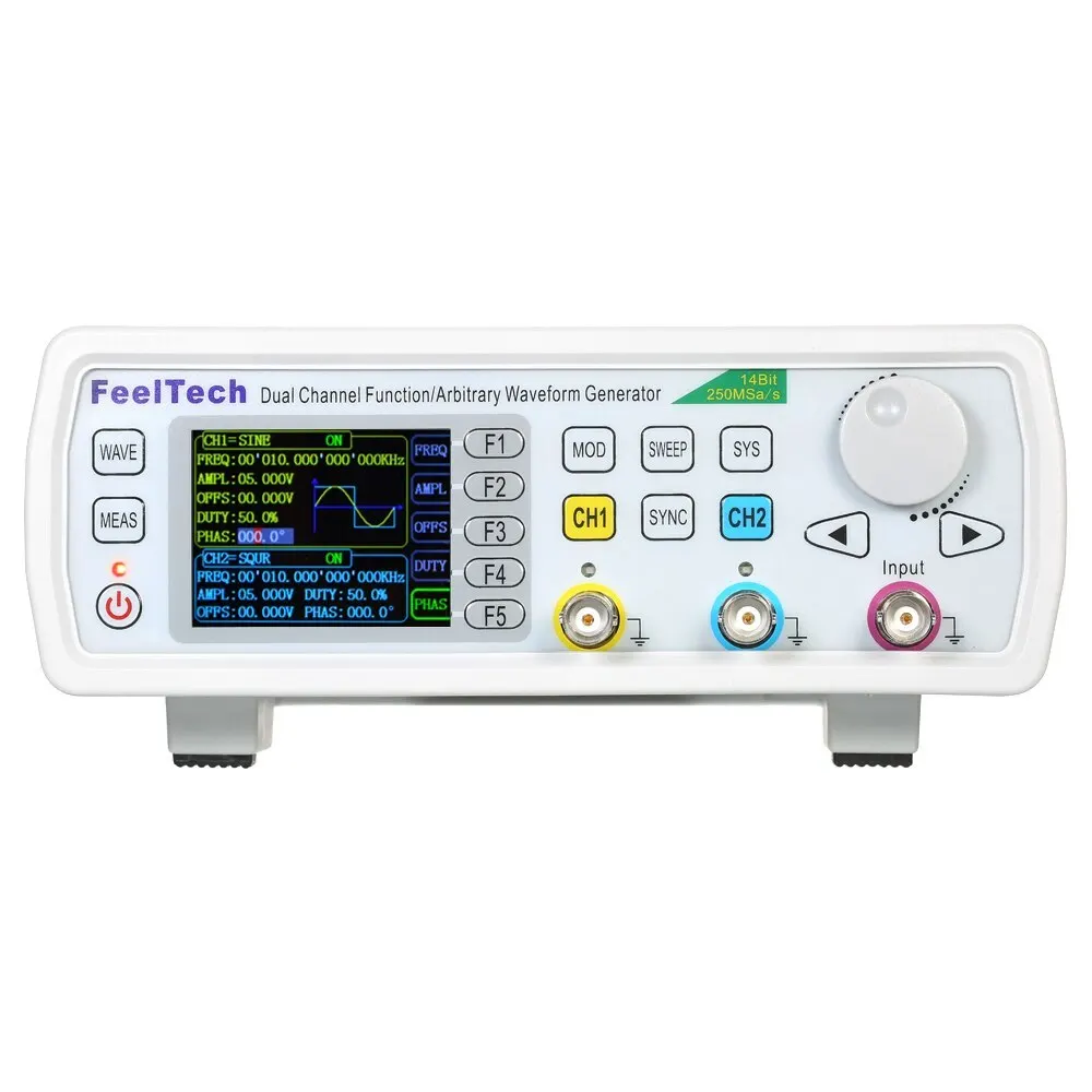 Digital signal generator FY6600-30M DDS Dual-channel Function Generator 250MSa/s 14bits Frequency Generator 30MHz
Digital signal generator FY6600-30M DDS Dual-channel Function Generator 250MSa/s 14bits Frequency Generator 30MHz