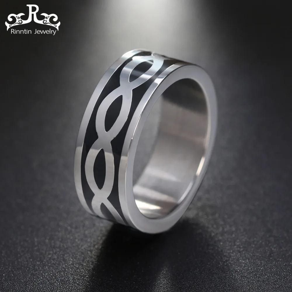 Rinntin 316L Stainless Steel Finger Ring with New Pattern Design Female Ring Black Color From Men Party Fashion Jewelry DGTR81
Rinntin 316L Stainless Steel Finger Ring with New Pattern Design Female Ring Black Color From Men Party Fashion Jewelry DGTR81