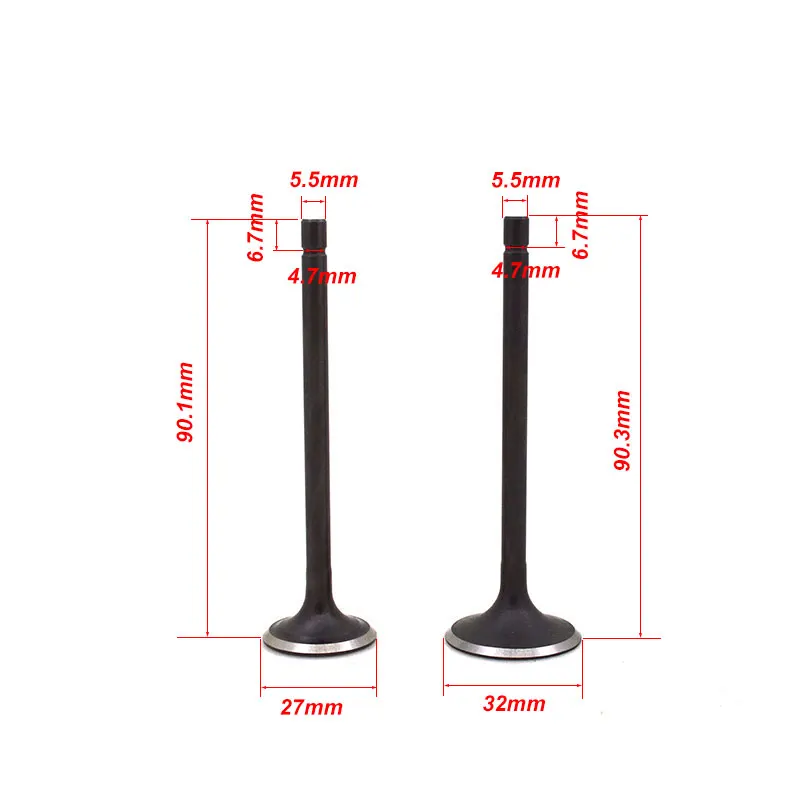 Motorcycle Engine Valve Intake Exhaust Stem Valve for ZONGSHEN CG200 CG 200 TYAN TY 223 BOSUER Go Carts Dirt Bike ATV Buggy
Motorcycle Engine Valve Intake Exhaust Stem Valve for ZONGSHEN CG200 CG 200 TYAN TY 223 BOSUER Go Carts Dirt Bike ATV Buggy