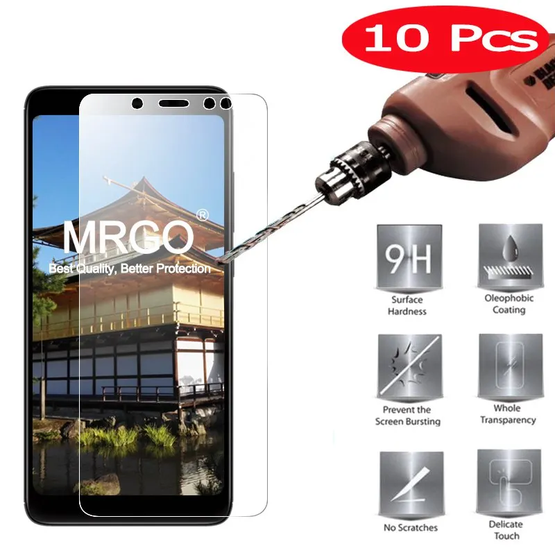 MRGO 10Pieces Tempered Glass for Redmi Note5 Pro Screen Protector Protective On Phone Xiaomi Note 5 | Мобильные телефоны и