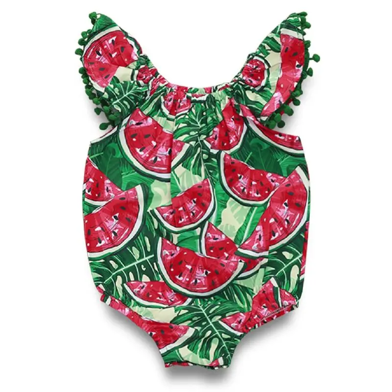 Summer Infant Baby Girls Romper Watermelon Print Flying Sleeves Lace Rompers Playsuit Jumpsuit
Summer Infant Baby Girls Romper Watermelon Print Flying Sleeves Lace Rompers Playsuit Jumpsuit