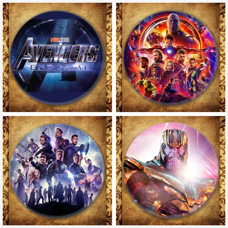 Marvel Movie Avengers Endgame Display Badge Fashion Superhero Thanos Iron Man Captain America Brooches Pin Jewelry Accessories
Marvel Movie Avengers Endgame Display Badge Fashion Superhero Thanos Iron Man Captain America Brooches Pin Jewelry Accessories