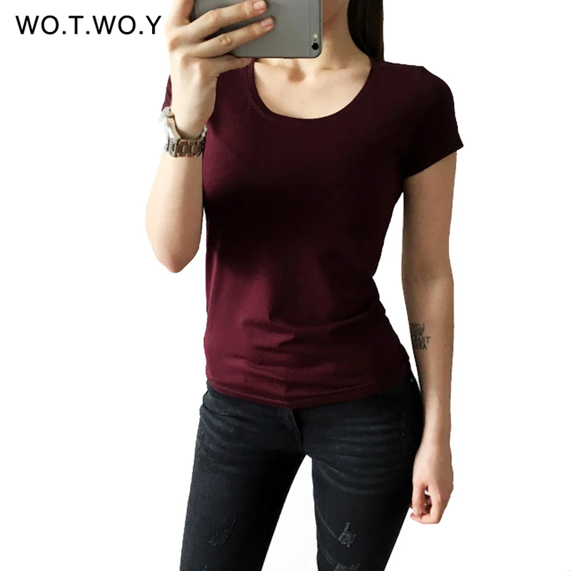 High Quality 21 Candy Color Cotton Basic T-shirt Women Casual O-neck Simple T Shirt For Women Short Sleeve Female Tops 001
High Quality 21 Candy Color Cotton Basic T-shirt Women Casual O-neck Simple T Shirt For Women Short Sleeve Female Tops 001
