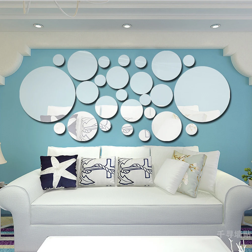 26pcs Mirrors Wall Stickers Acrylic Wall Stickers Decoration Silver Round Bedroom Living Room Office Decoration Wall Stickers
26pcs Mirrors Wall Stickers Acrylic Wall Stickers Decoration Silver Round Bedroom Living Room Office Decoration Wall Stickers