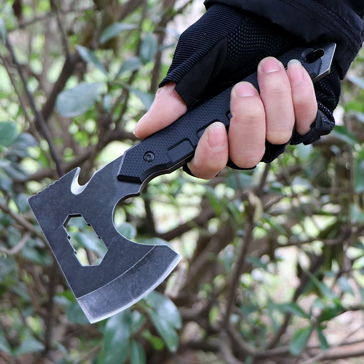 3CR steel composite handle multi-function hunting tomahawk outdoor hiking camping fire axe survival machete camping axe ice axe
3CR steel composite handle multi-function hunting tomahawk outdoor hiking camping fire axe survival machete camping axe ice axe