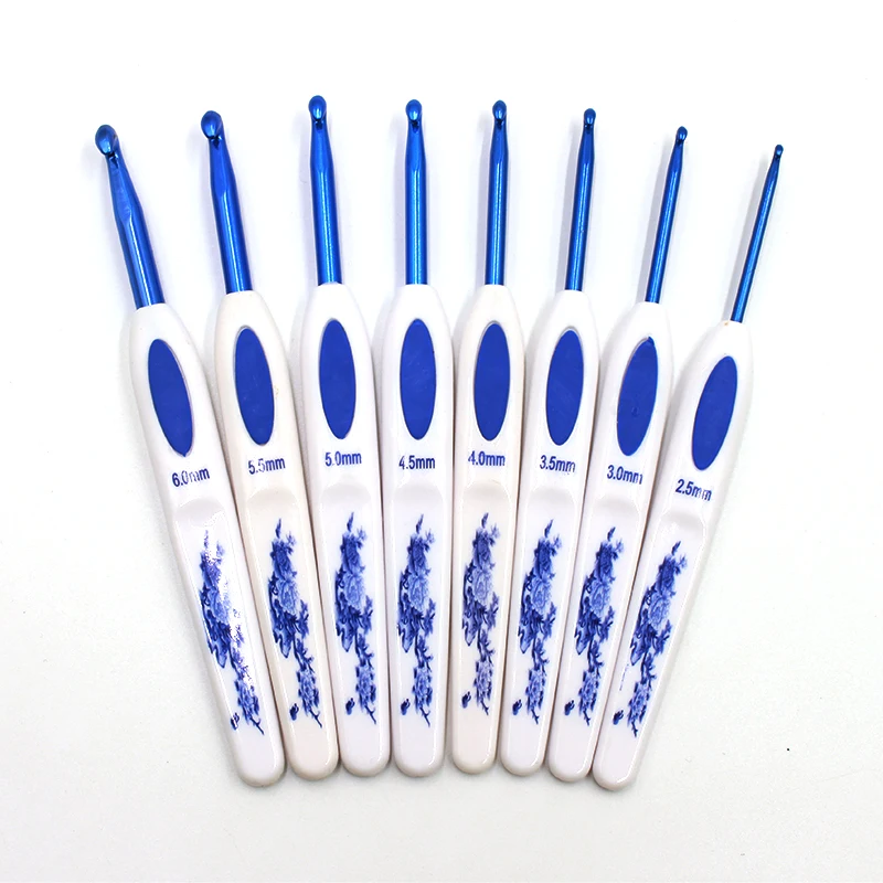 16pcs Blue and White Porcelain Handle Aluminum Knitting Needles Crochet Hooks Knitting Craft Crochet Hook Storage Bag Tool Set
16pcs Blue and White Porcelain Handle Aluminum Knitting Needles Crochet Hooks Knitting Craft Crochet Hook Storage Bag Tool Set