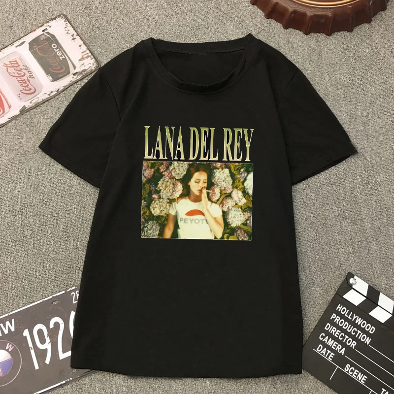 Aesthetic Clothes Lana Del Rey Vintage T Shirt Summer T-shirt O-Neck Short Sleeve Women Black T Shirt Camiseta Mujer
Aesthetic Clothes Lana Del Rey Vintage T Shirt Summer T-shirt O-Neck Short Sleeve Women Black T Shirt Camiseta Mujer