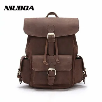 New 100% Natural Leather Backpacks Vintage Women Genuine Leather Backpack Girl Casual Hot School Bag High Quality Daily Back Bag
New 100% Natural Leather Backpacks Vintage Women Genuine Leather Backpack Girl Casual Hot School Bag High Quality Daily Back Bag