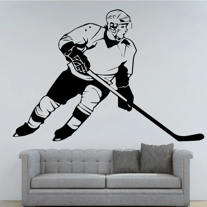 Hockey Player Wall Sticker PVC Wall Art Stickers Modern Fashion Wallsticker Home Decoration Accessories for Living Room Bedroom
Hockey Player Wall Sticker PVC Wall Art Stickers Modern Fashion Wallsticker Home Decoration Accessories for Living Room Bedroom