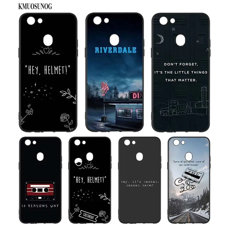 Black Silicon Phone Case 13 Reasons Why For OPPO F5 F7 F9 A5 A7 R9S R15 R17 Phone Bag
Black Silicon Phone Case 13 Reasons Why For OPPO F5 F7 F9 A5 A7 R9S R15 R17 Phone Bag