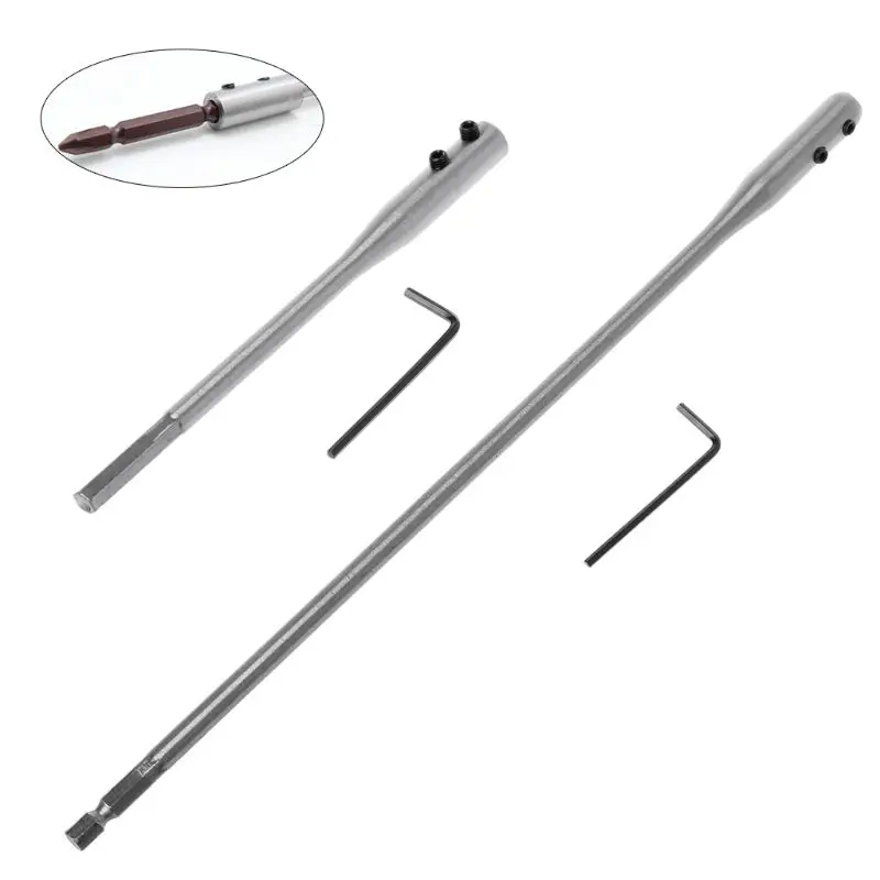 150/300mm Fit For Flat Drill Bit Deep Hole Shaft Hex Extention Holder Connect Rod Tools
150/300mm Fit For Flat Drill Bit Deep Hole Shaft Hex Extention Holder Connect Rod Tools