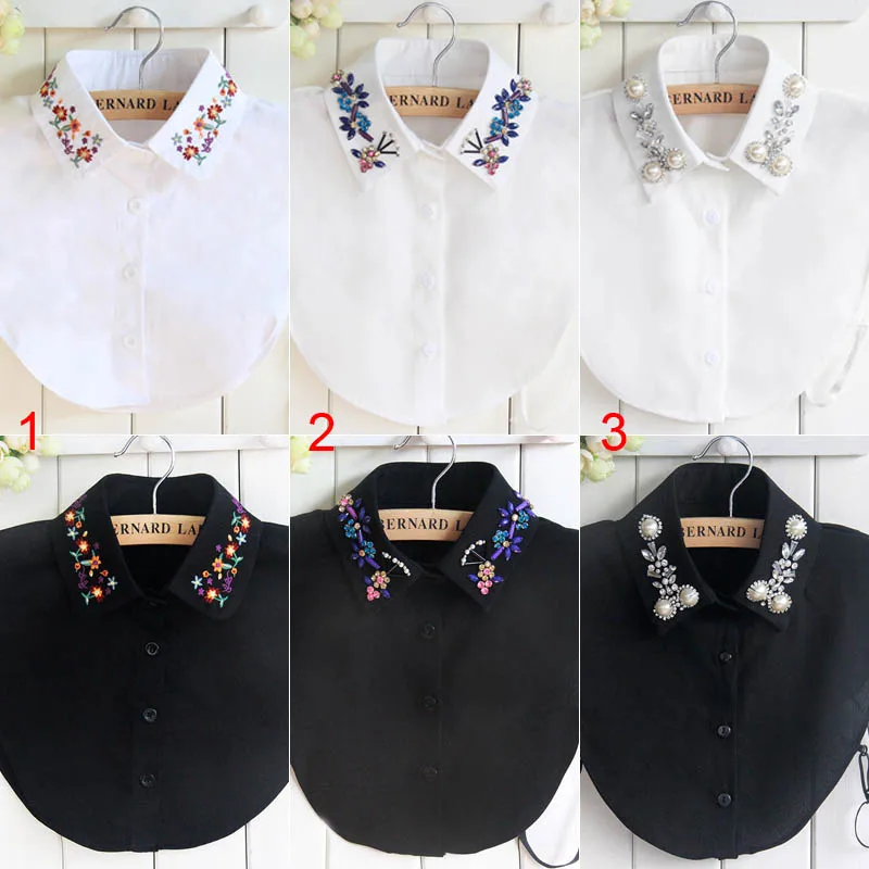 Fashion Women Shirt Fake Collar Detachable Crystal Flower False Collars Lapel Blouse Top Lady Girl Clothes Accessories NYZ Shop
Fashion Women Shirt Fake Collar Detachable Crystal Flower False Collars Lapel Blouse Top Lady Girl Clothes Accessories NYZ Shop