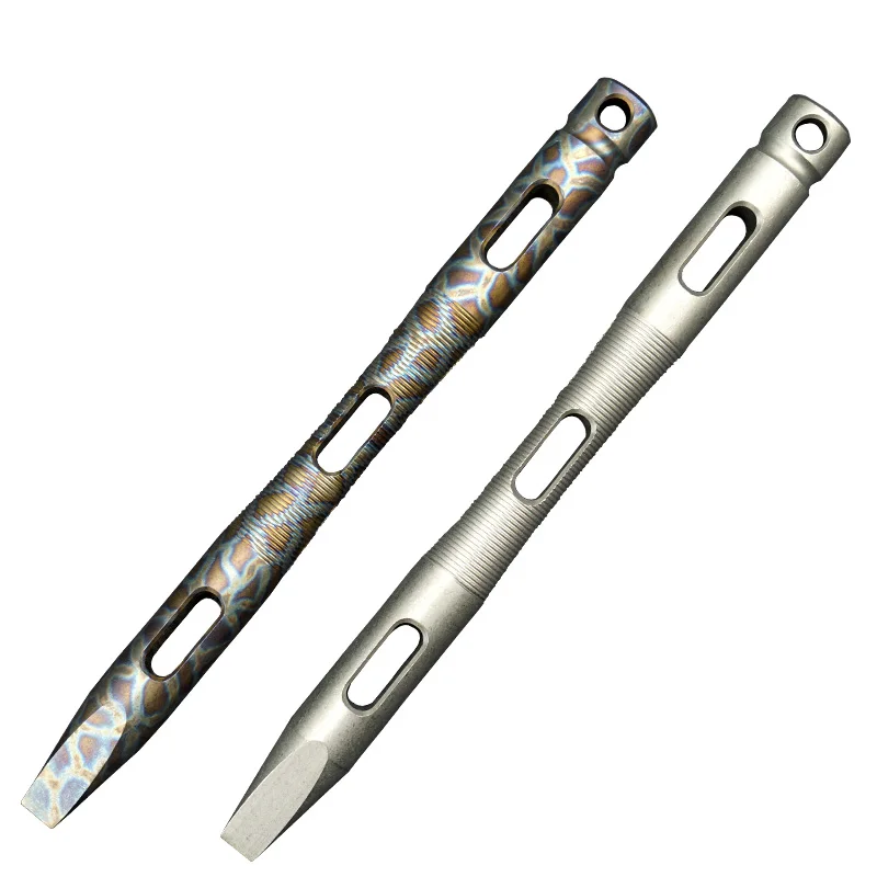 Portable tool Crowbar titanium anodic oxidation Staple Round Shank Flat Head Pointed Crowbar Pry Bar Pry camping hunting EDC
Portable tool Crowbar titanium anodic oxidation Staple Round Shank Flat Head Pointed Crowbar Pry Bar Pry camping hunting EDC