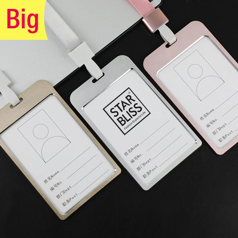 Unisex Business Work Card Aluminum Alloy Work Name Card Holders ID Badge Lanyard Holder Hot Vertical Metal ID Business Case Hot
Unisex Business Work Card Aluminum Alloy Work Name Card Holders ID Badge Lanyard Holder Hot Vertical Metal ID Business Case Hot