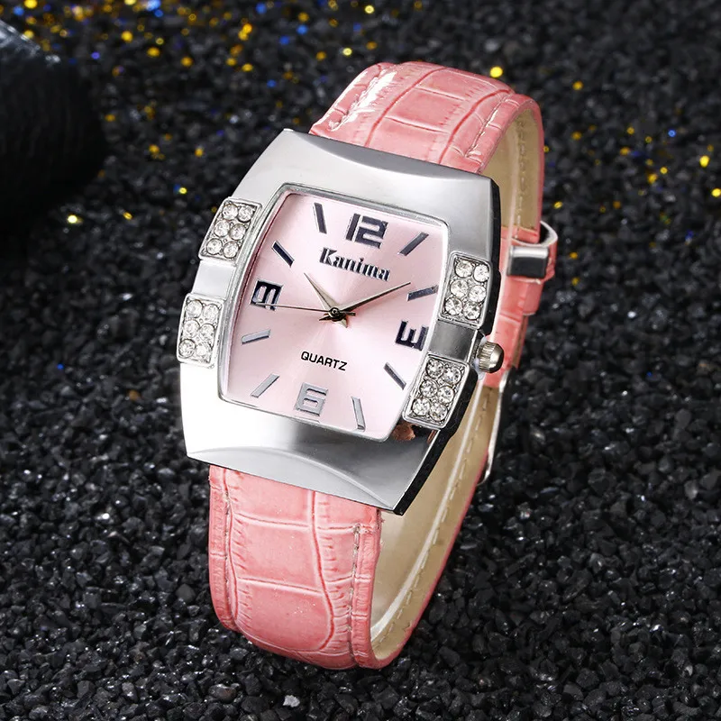Multi-color Barrel Shape Arabic Numerals Rhinestone Personality Dial Ladies Watch Quartz Watch Fashion & Casual
Multi-color Barrel Shape Arabic Numerals Rhinestone Personality Dial Ladies Watch Quartz Watch Fashion & Casual
