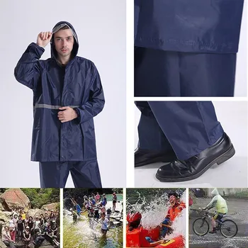 Women/Men Adult Raincoat Suit Impermeable Hooded Motorcycle Poncho Motorcycle Rainwear L-4XL Hiking Fishing Rainwear Set
Women/Men Adult Raincoat Suit Impermeable Hooded Motorcycle Poncho Motorcycle Rainwear L-4XL Hiking Fishing Rainwear Set