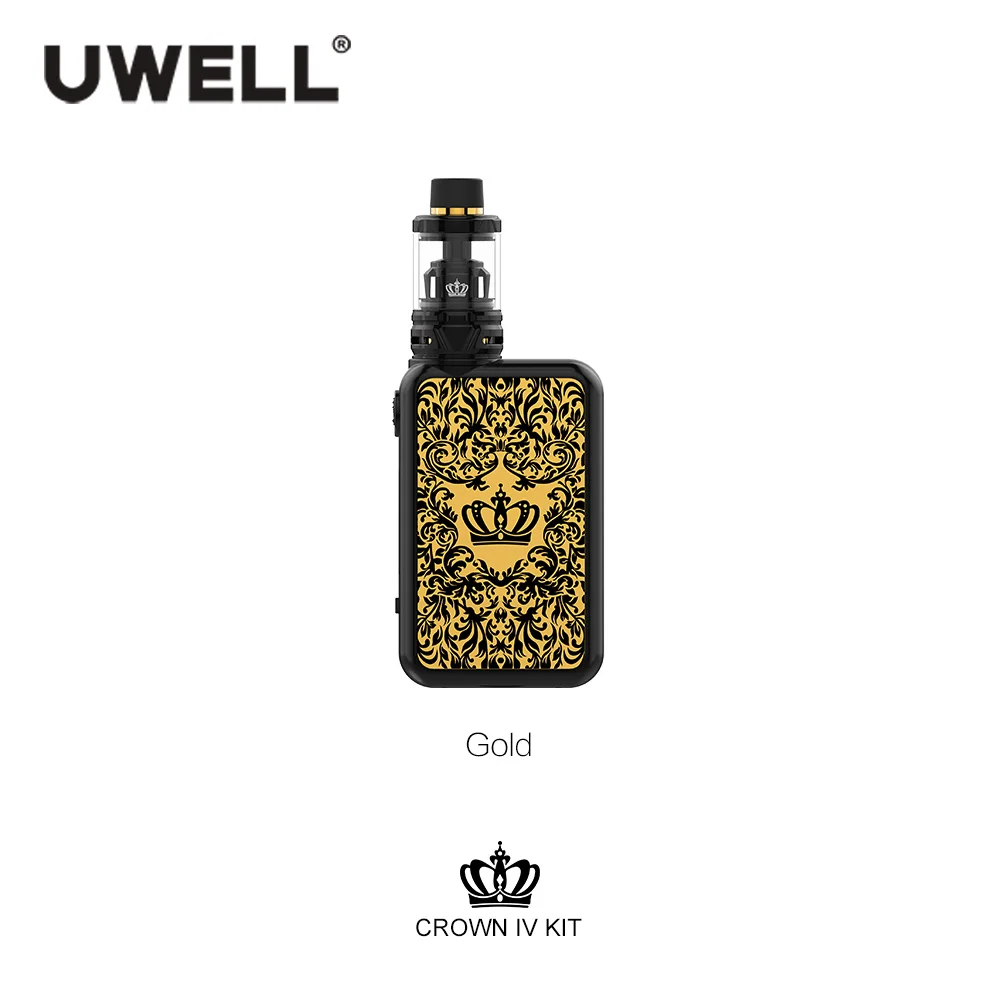 

UWELL Crown IV Crown 4 Kit With 5ml Crown 4 Tank Atomizer 5-200W Crown IV Box Mod Electronic Cigarette Kit