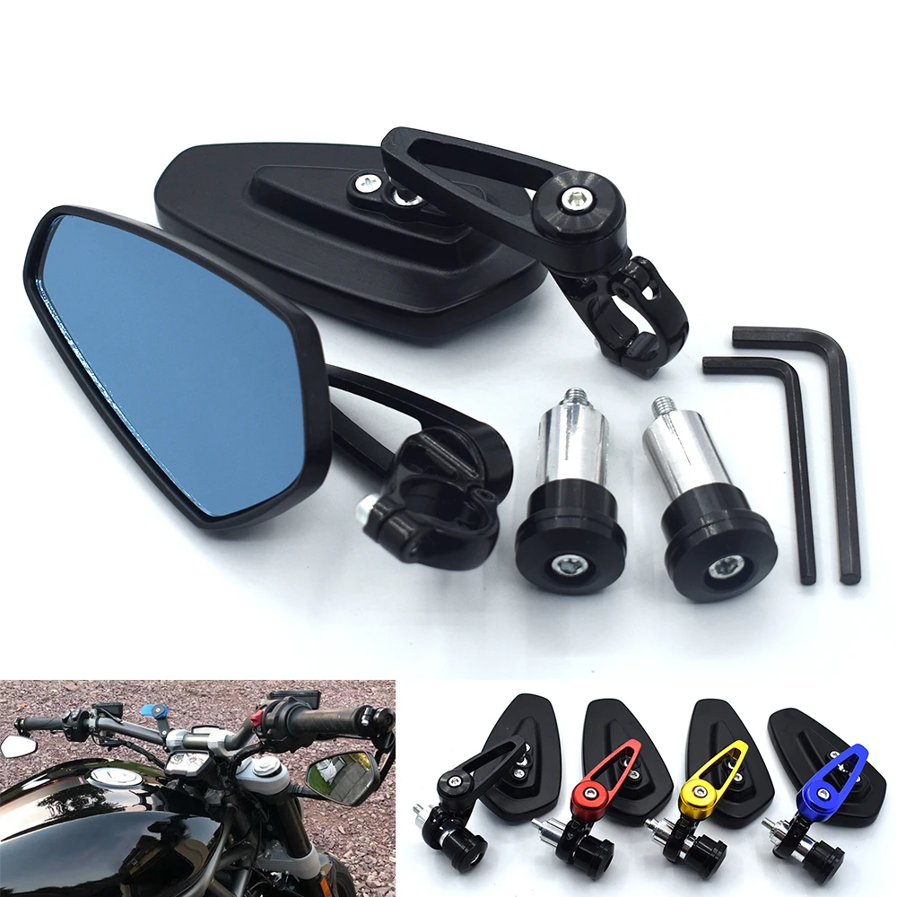 Universal 7/8" 22mm CNC Aluminum Motorcycle Rearview Mirror Side Mirror for Kawasaki ZZR600 ZXR400 Z750S ER-5 ZR750 ER6N ER6F
Universal 7/8" 22mm CNC Aluminum Motorcycle Rearview Mirror Side Mirror for Kawasaki ZZR600 ZXR400 Z750S ER-5 ZR750 ER6N ER6F