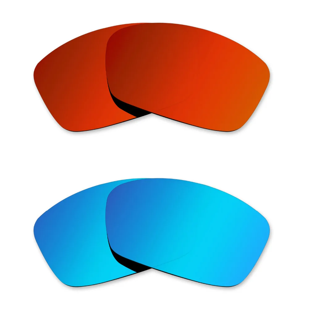 Glintbay 2 Pairs Polarized Sunglasses Replacement Lenses for Oakley Hijinx Fire Red and Ice Blue
Glintbay 2 Pairs Polarized Sunglasses Replacement Lenses for Oakley Hijinx Fire Red and Ice Blue