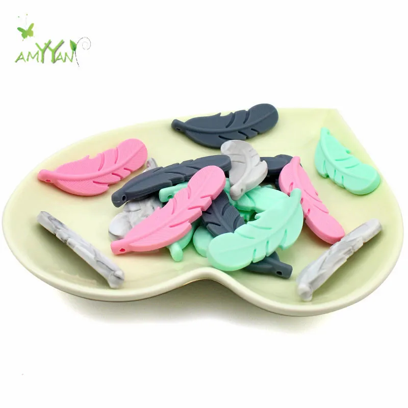 15pcs Sillicone Feather Teethers Bead Silicone Baby Pendant Necklace For Teething Bpa Free Silicone Beads Nurse Gifts
15pcs Sillicone Feather Teethers Bead Silicone Baby Pendant Necklace For Teething Bpa Free Silicone Beads Nurse Gifts
