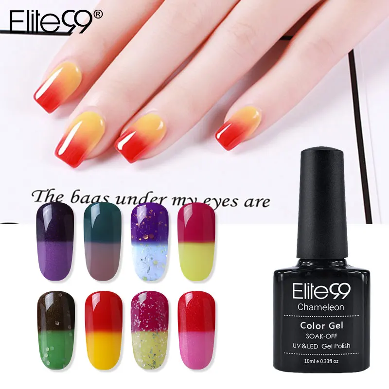 Elite99 Nail Art Temperature Change Color UV Gel Nail Polish Soak Off LED Nail Gel Lacquer Semi Permanent 10ml Gel Varnishes
Elite99 Nail Art Temperature Change Color UV Gel Nail Polish Soak Off LED Nail Gel Lacquer Semi Permanent 10ml Gel Varnishes