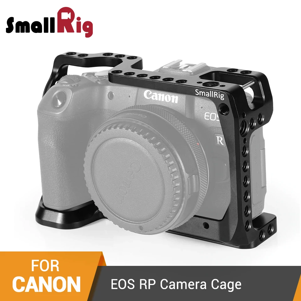 SmallRig Camera Cage for Canon EOS RP Form-fitting Cage With 1/4-20 & 3/8-16 Threaded Holes and ARRI Locating Holes- 2332
SmallRig Camera Cage for Canon EOS RP Form-fitting Cage With 1/4-20 & 3/8-16 Threaded Holes and ARRI Locating Holes- 2332