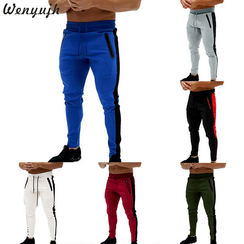 Wenyujh Men Running Pants Fitness Gym High Elastic Sport Trouser Gym Casual Workout Stripe Basketball Sportwear Male Sweatpants
Wenyujh Men Running Pants Fitness Gym High Elastic Sport Trouser Gym Casual Workout Stripe Basketball Sportwear Male Sweatpants