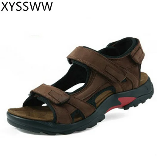 2019 Summer New Brand Men's Sandals Designer Genuine Leather Mens Flats Cowhide Slippers Fashion Man Beach Casual Shoes Zapatos
2019 Summer New Brand Men's Sandals Designer Genuine Leather Mens Flats Cowhide Slippers Fashion Man Beach Casual Shoes Zapatos