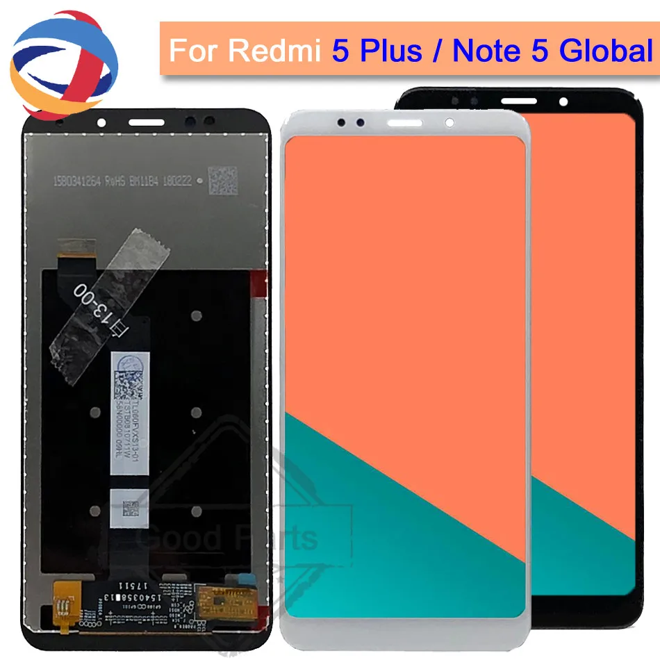 For Xiaomi Redmi 5 Plus LCD Display with Frame 5.99"Redmi5 Plus LCD Digitizer Replacement Redmi Note 5 Global Repair Parts
For Xiaomi Redmi 5 Plus LCD Display with Frame 5.99"Redmi5 Plus LCD Digitizer Replacement Redmi Note 5 Global Repair Parts