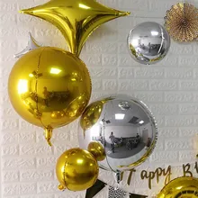 Helium Ballon Wedding-Decoration Birthday-Party Kids 18-10inch 2pcs Round 4d-32 22 Toys