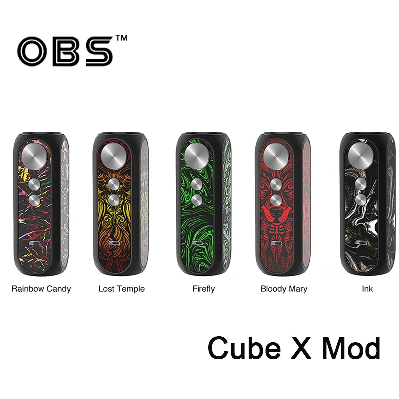 Original OBS Cube X Box Mod Vape 80W Support Cube X Mesh tank For Cube X Kit Vaporizer Electronic Cigarette Vape mod
Original OBS Cube X Box Mod Vape 80W Support Cube X Mesh tank For Cube X Kit Vaporizer Electronic Cigarette Vape mod