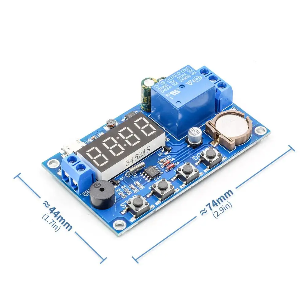 DC 5V Real time Timing Delay Timer Relay Module Switch Control Clock Synchronization Multiple mode control Wiring diagram
DC 5V Real time Timing Delay Timer Relay Module Switch Control Clock Synchronization Multiple mode control Wiring diagram