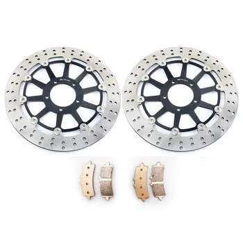 BIKINGBOY For Ducati EVO 848 2011 2012 2013 11 12 13 Full Set Gold Black Wavy Round Front Brake Disks Discs Rotors Pads
BIKINGBOY For Ducati EVO 848 2011 2012 2013 11 12 13 Full Set Gold Black Wavy Round Front Brake Disks Discs Rotors Pads