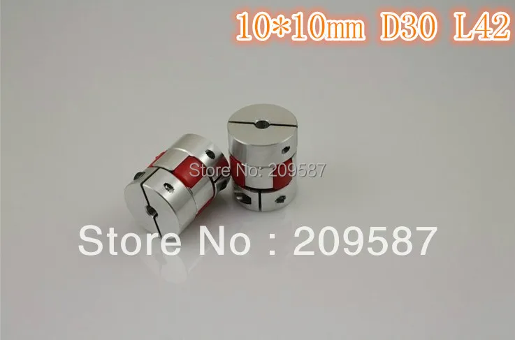 

BF 10mm x 10mm D30 L42 CNC Flexible Plum Coupling Shaft Coupler