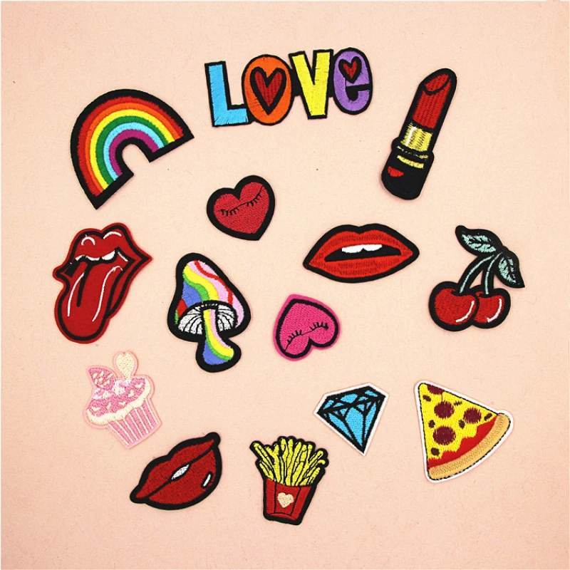 14pcs Pizza love Set Embroidered Iron On Patches For Clothing Jeans Jacket T-shirt Clothes Decoration Assorted Size Patches
14pcs Pizza love Set Embroidered Iron On Patches For Clothing Jeans Jacket T-shirt Clothes Decoration Assorted Size Patches
