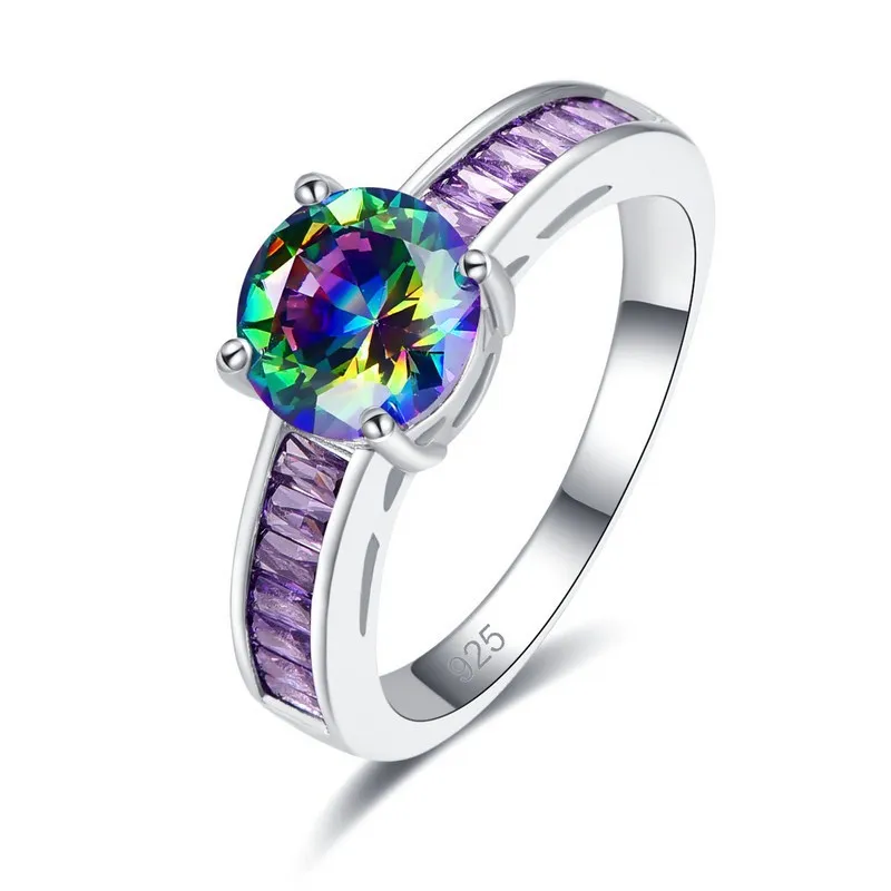 Top Quality 925 Jewelry silver rings for women 2 style purple blue AAA+ crystal 925 logo wedding rings #6 #7 #8 #9
Top Quality 925 Jewelry silver rings for women 2 style purple blue AAA+ crystal 925 logo wedding rings #6 #7 #8 #9