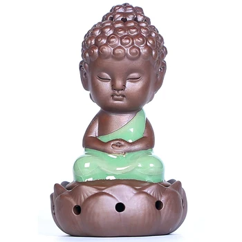Ceramics Decor Incense Burner Sticks Holder Stick Little Buddha Ceramic Zen Ganesha Censer Holder Buddhist Supplies Gifts LZK022
Ceramics Decor Incense Burner Sticks Holder Stick Little Buddha Ceramic Zen Ganesha Censer Holder Buddhist Supplies Gifts LZK022