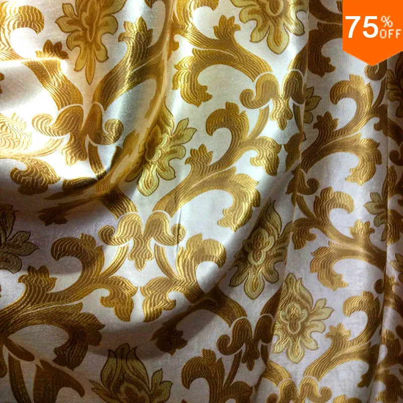 Фото Золотистый хвост Феникса Блэкаут материал оптовая продажа скатерть для окна